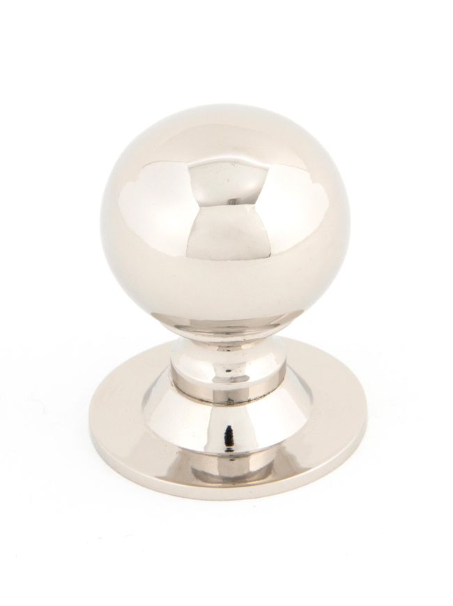 Polished Nickel Ball Cabinet Knob 31mm