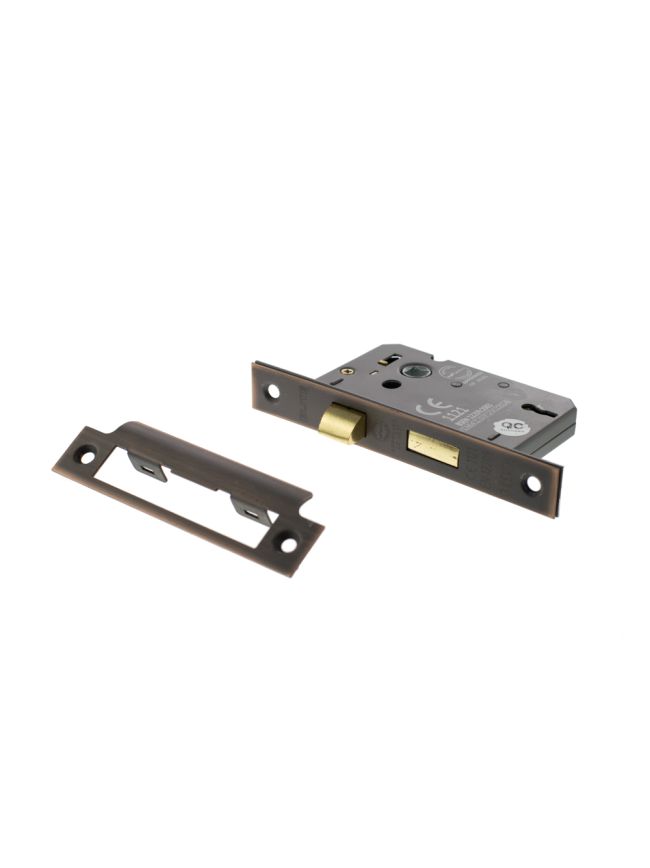 Atlantic 3 Lever Key Sashlock [CE] Keyed Alike - Antique Copper
