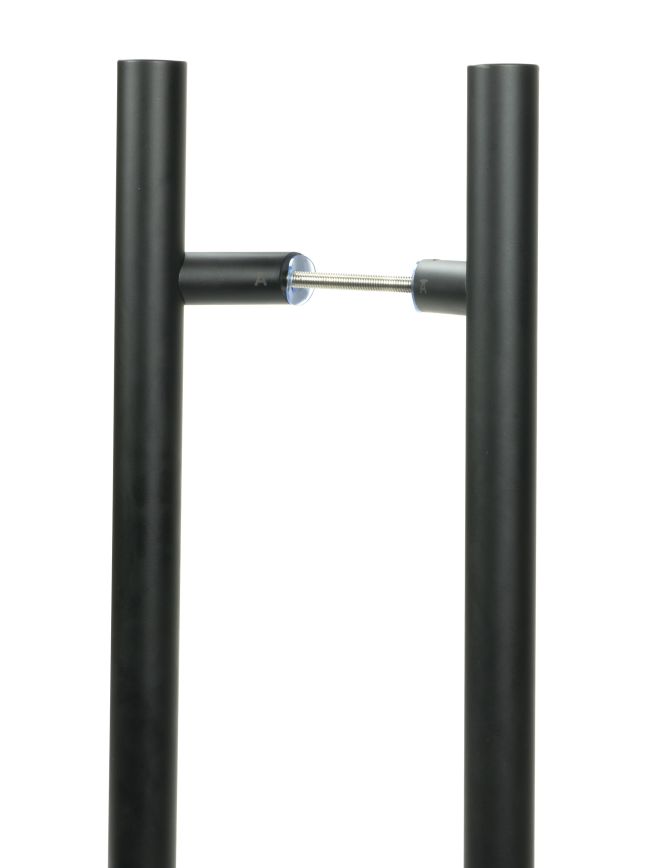 Matt Black SS (316) 1.5m Offset T Bar Handle B2B 32mm Ø