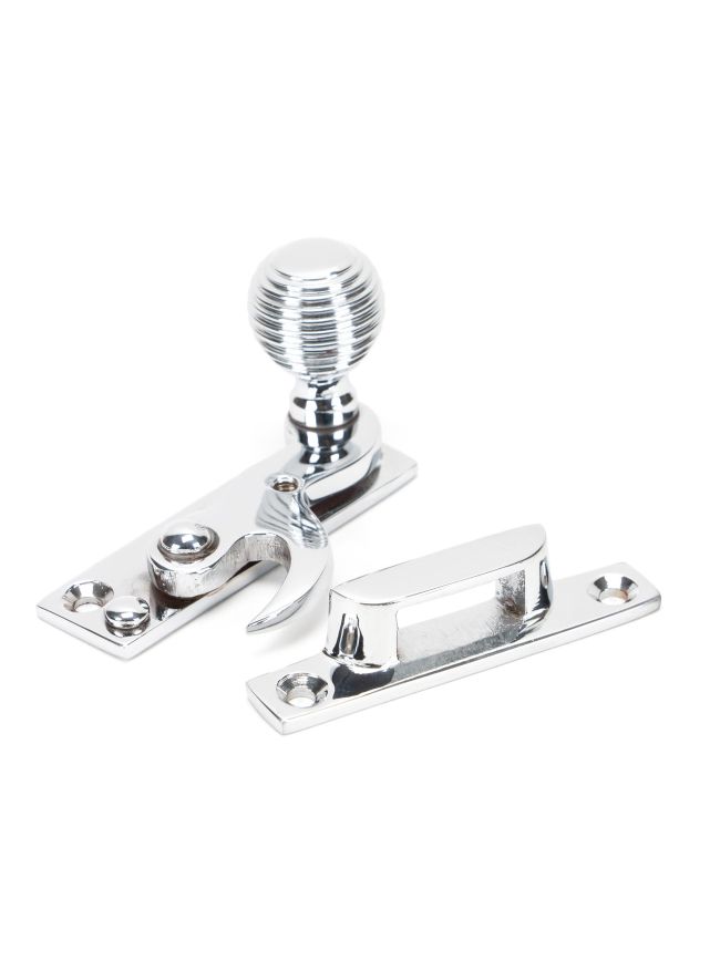 Polished Chrome Beehive Sash Hook Fastener
