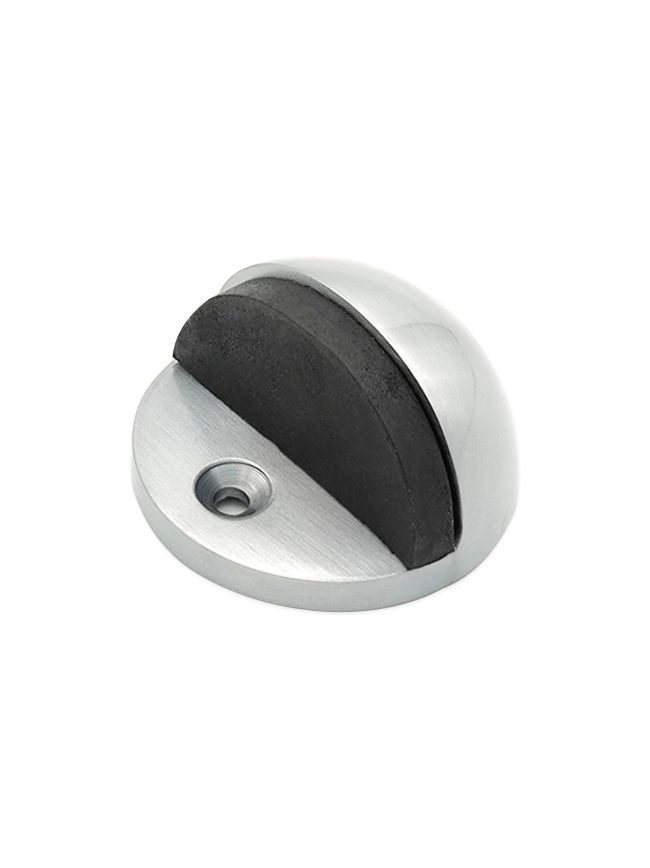Half Moon Door Stopper Satin Chrome
