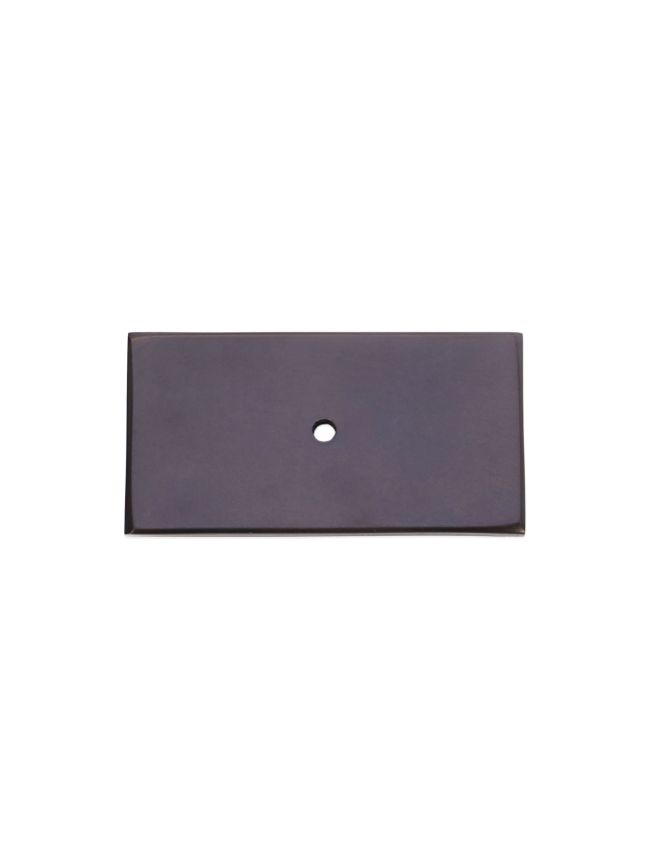 Rectangle Backplate for Cupboard Knobs Aged Bronze