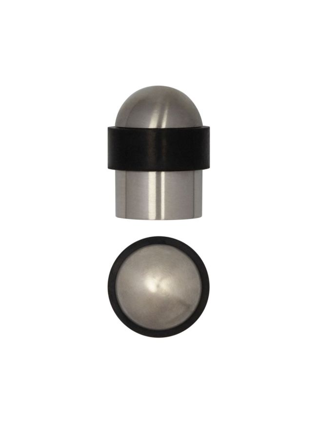 Stainless Steel Floor Mounted Door Stops 30x45mm Satin Stainless Steel - By Frelan Hardware - JSS09