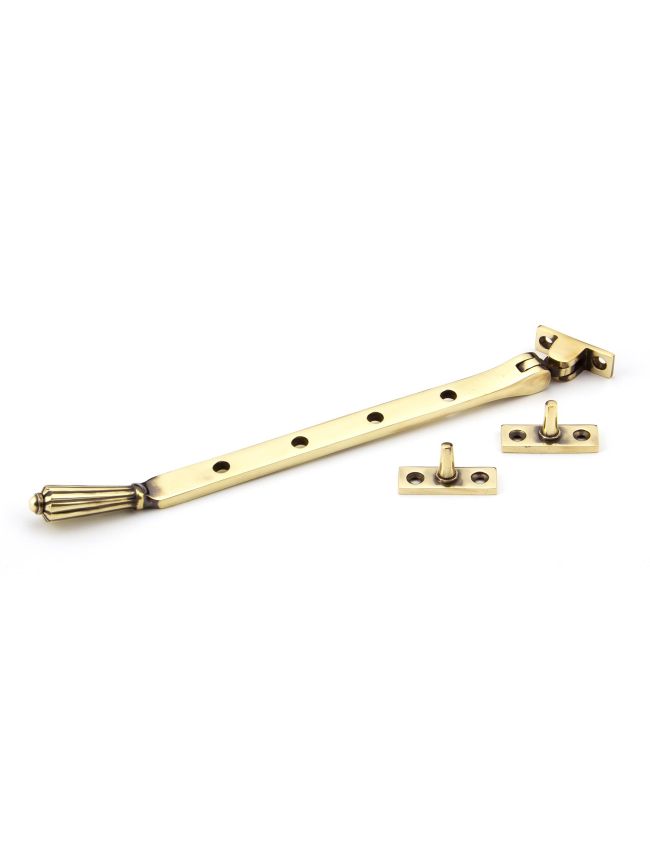 Aged Brass 10" Hinton Stay