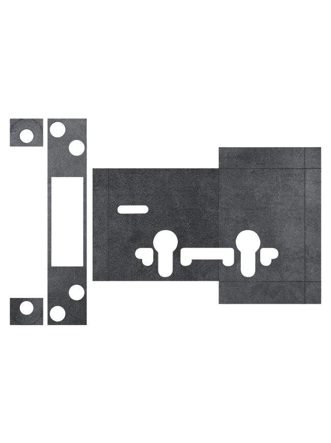 Atlantic Deadlock - Euro & 5LK Intumescent Lock Kit FD30 1mm