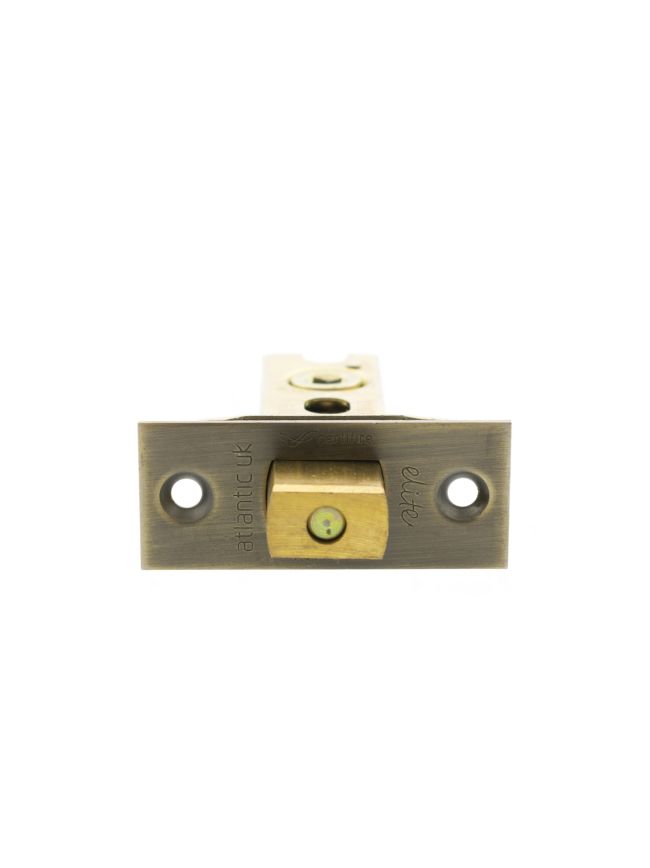 Atlantic Fire-Rated CE Marked Bolt Through Heavy Duty Tubular Deadbolt 3" - Matt Antique Brass