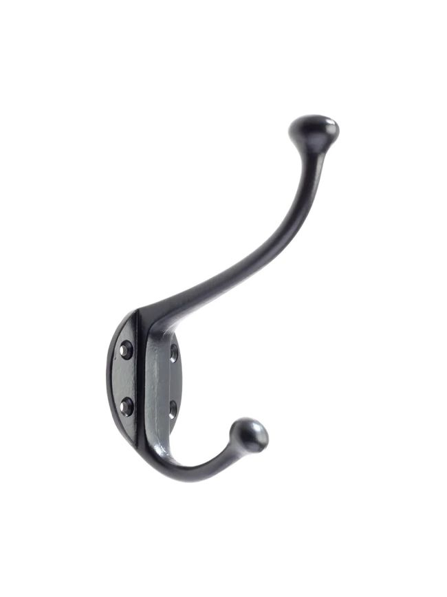 Zoo Hardware Hat and Coat Hook - Black
