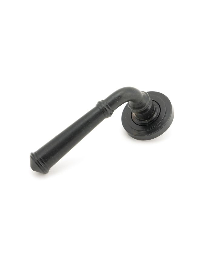 External Beeswax Regency Lever on Rose Set (Art Deco)