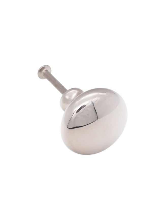 Mushroom 38mm Cupboard Knob Polished Nickel