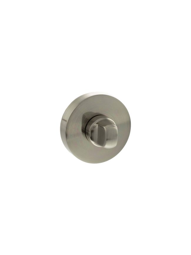 Senza Pari WC Turn and Release on Round Rose - Satin Nickel