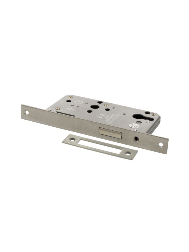 Atlantic DIN Euro Profile Deadlock Double Throw 60mm backset - Satin Stainless Steel