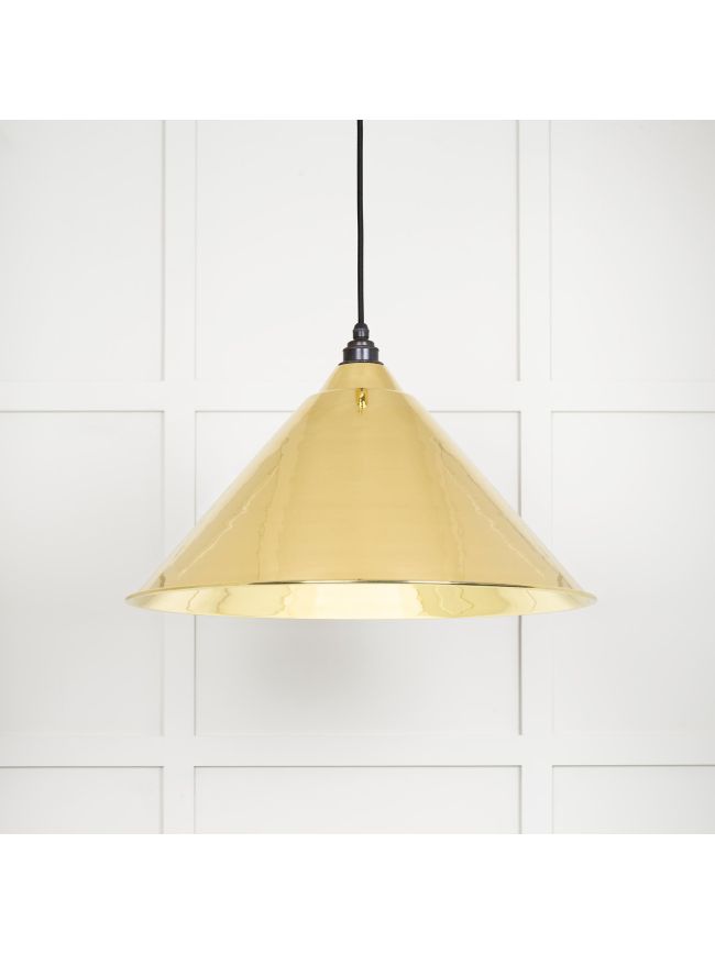 Smooth Brass Hockley Pendant