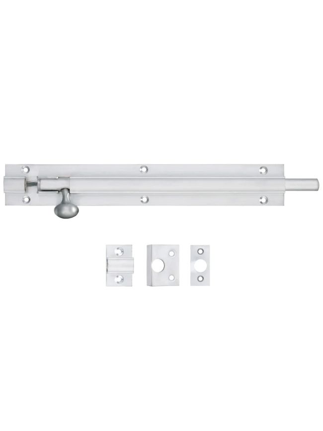 Zoo Hardware Architectural Barrel Bolt 200mm x 30mm - Satin