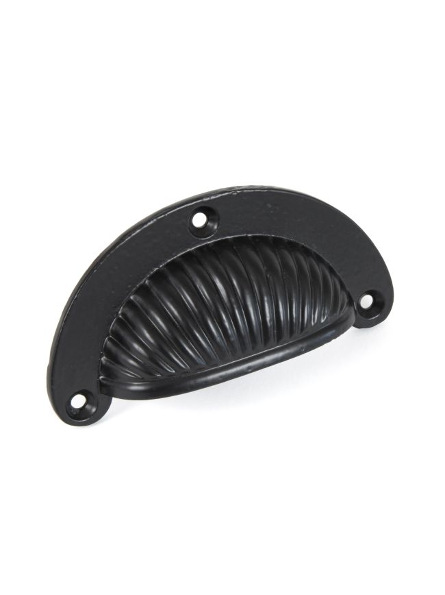 Black 3" Flower Drawer Pull