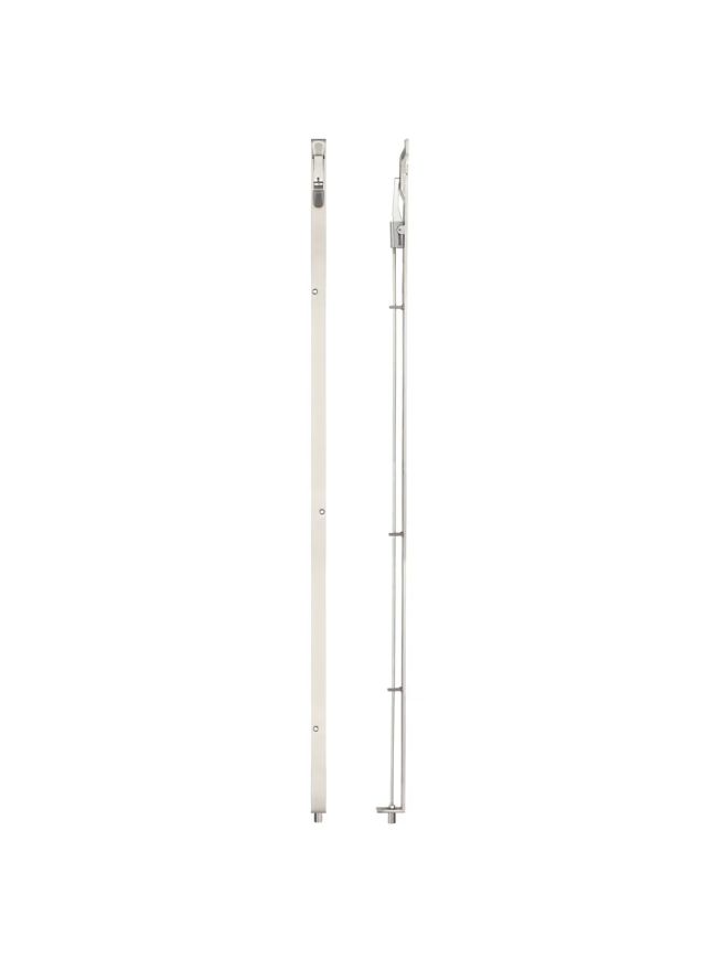 Zoo Hardware Lever action flush bolt - 20 x 914mm - Satin Stainless