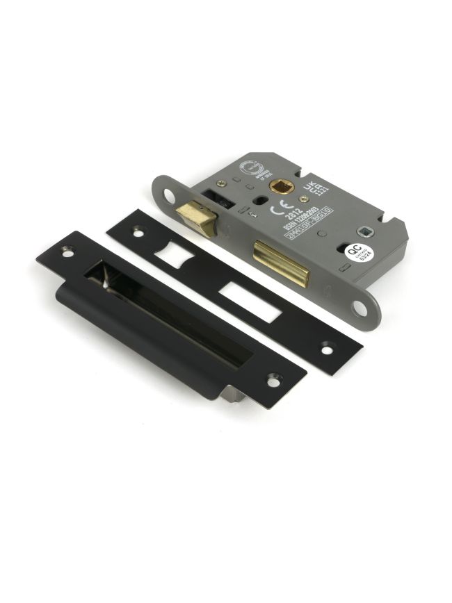 Aged Bronze 2½" Heavy Duty Bathroom Mortice Lock