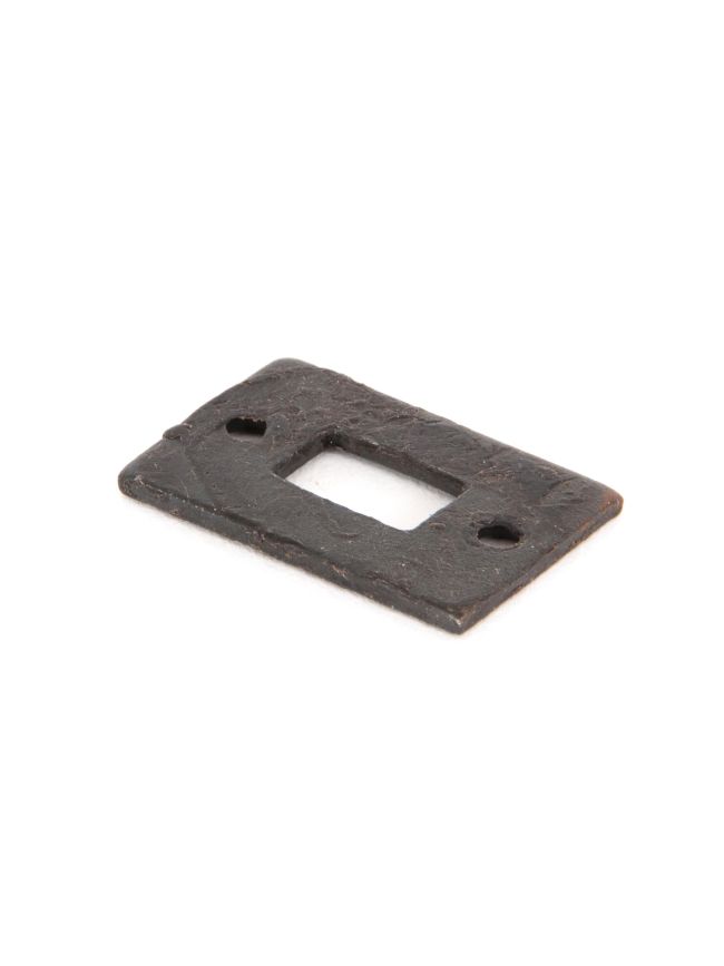 Beeswax Mortice Plate for 4" Cranked Door Bolt