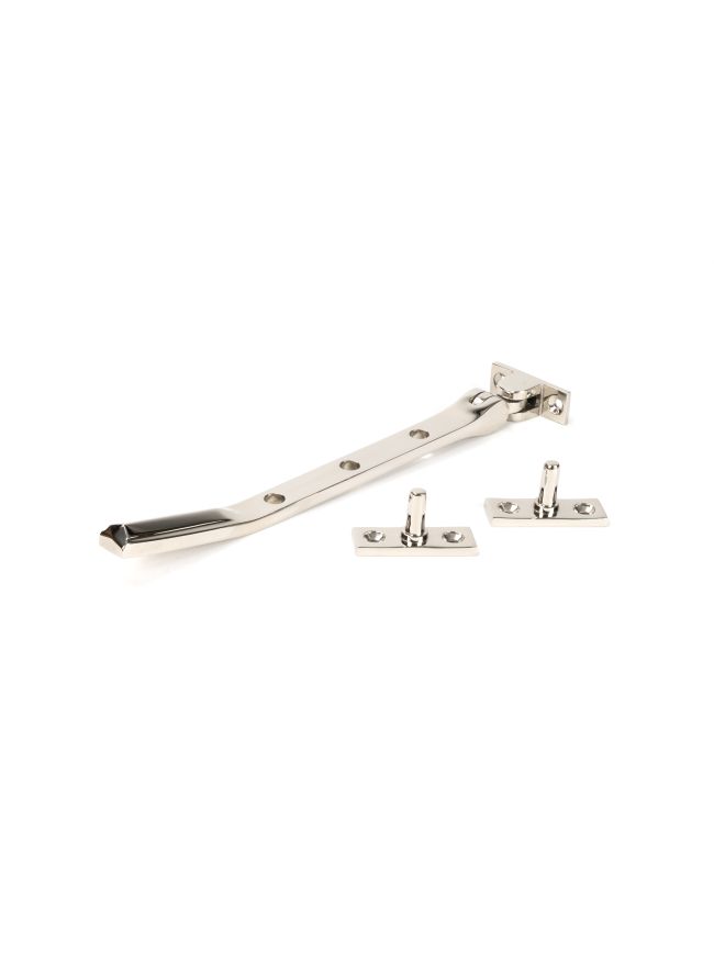 Polished Nickel Art Deco 8" Stay