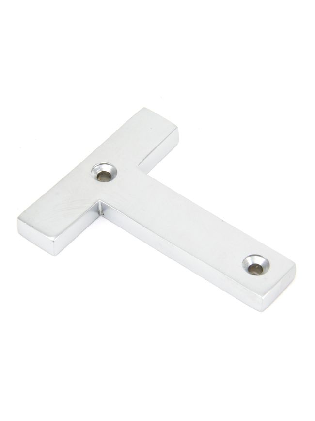 Satin Chrome Letter T