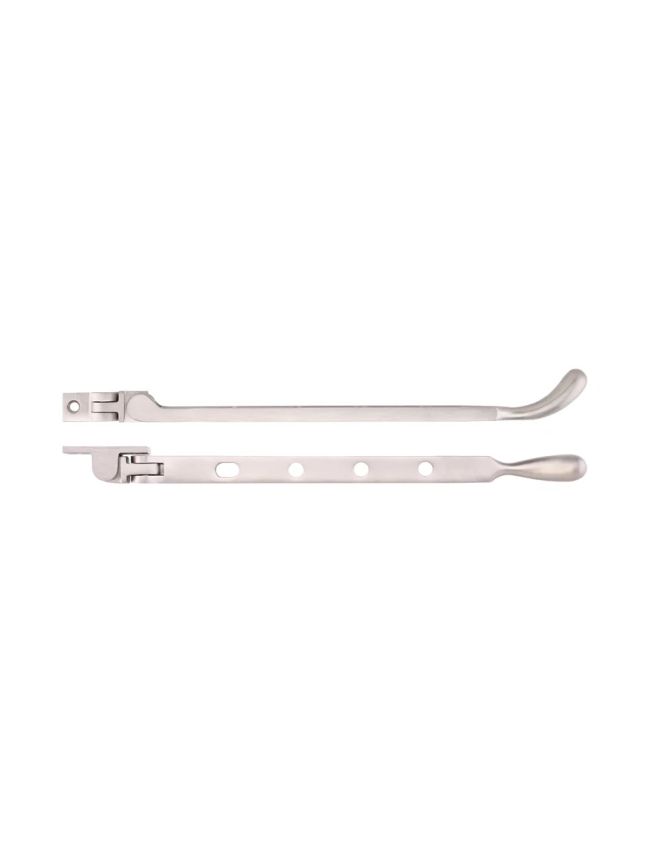 Zoo Hardware Bulb End Casement Stay - PVD Satin Nickel