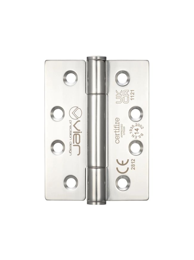 Zoo Hardware Grade 14 concealed knuckle hinge SS201 - square - Polished Stainless