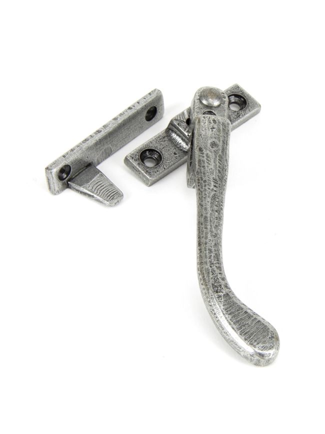 Pewter Night-Vent Locking Peardrop Fastener - RH