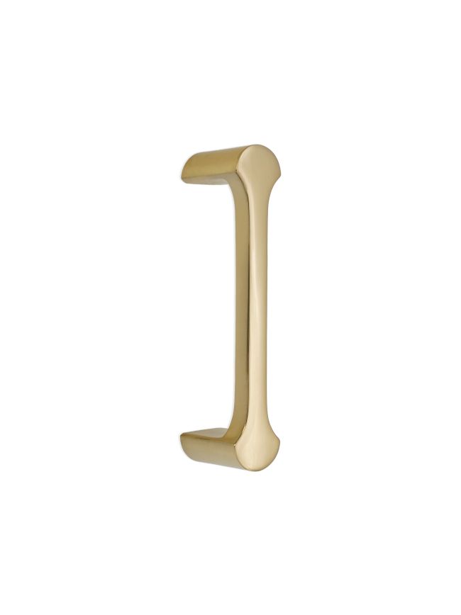 Tulip Pull Handle 115mm Polished Brass