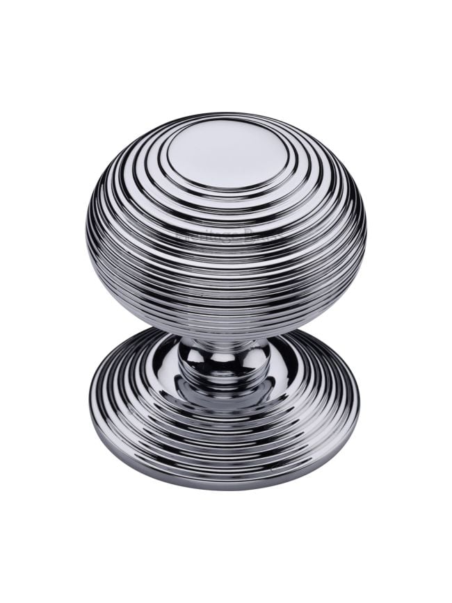 Heritage Brass Centre Door Knob Reeded Design 3 1/2 Polished Chrome Finish
UK Registered Design Number 6241152

&nbsp;