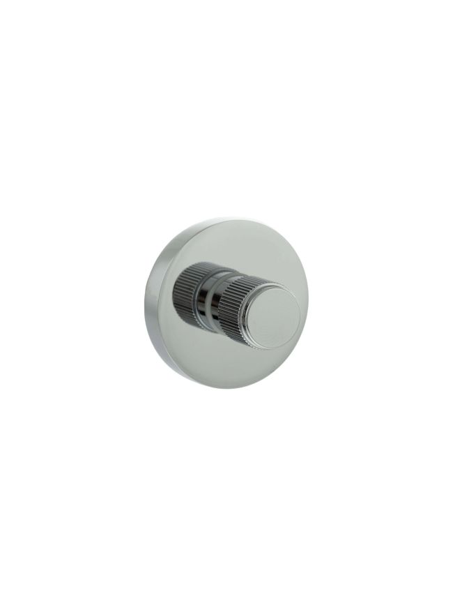 Senza Pari Linear WC Turn and Release on Minimal Round Rose - Polished Chrome