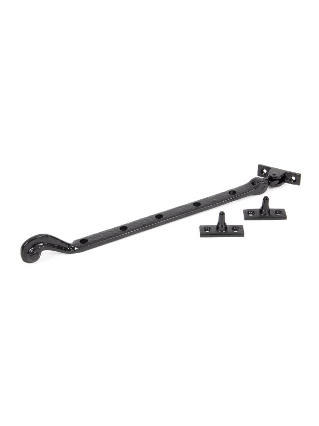 Black 13" Rosehead Stay