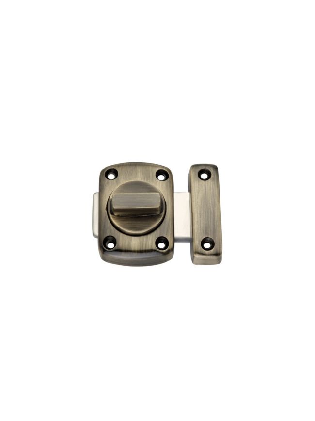 Sigma Bahroom Latch Small Antique Brass