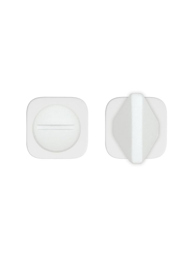 Zoo Hardware Turn and Release - Rosso Mini Squircle - White