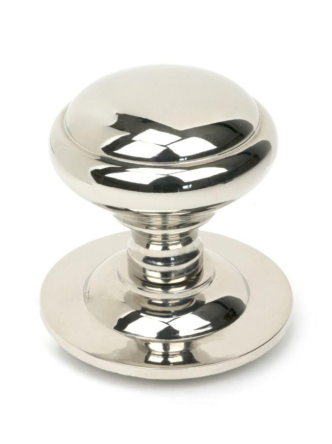Polished Nickel Round Centre Door Knob