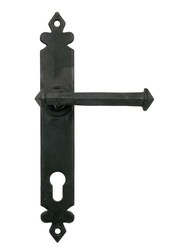 External Beeswax Tudor Lever Espag. Lock Set