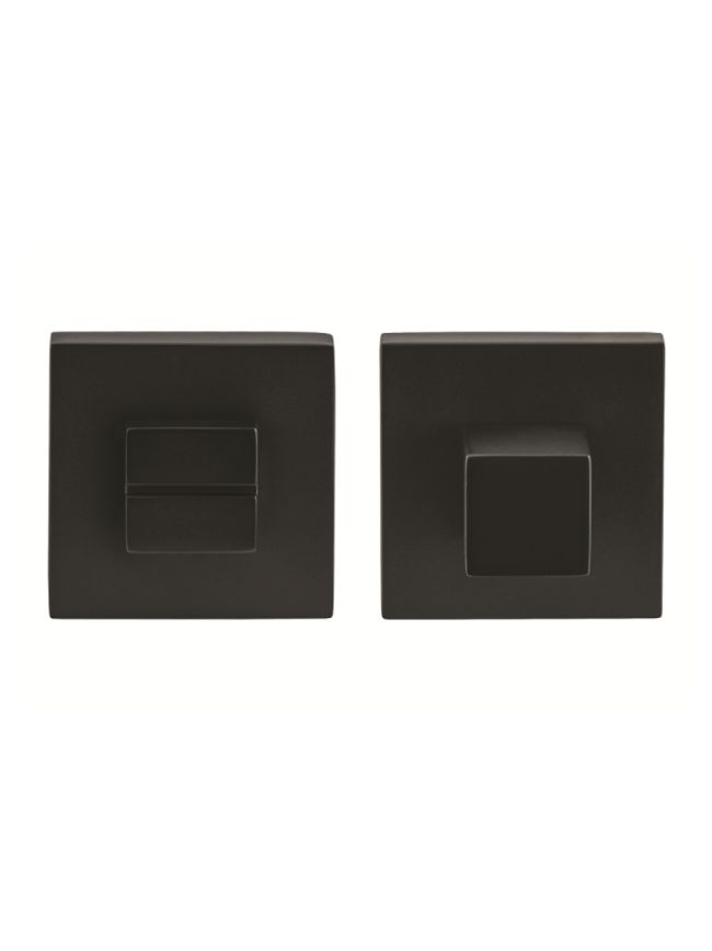 Oro & Oro WC Turn and Release on Square Rose - Matt Black