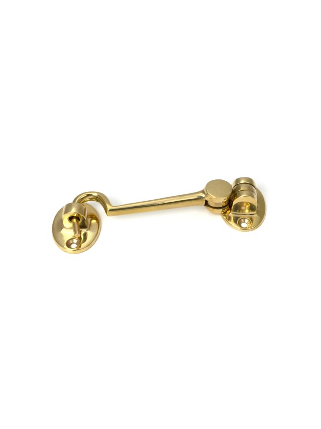 Polished Brass 4" Cabin Hook