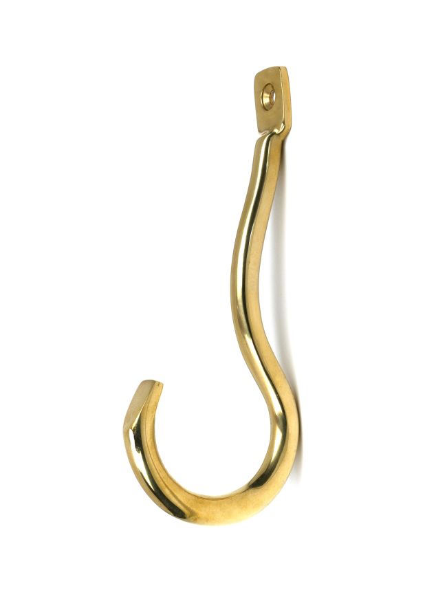 Polished Brass Anchor Coat Hook