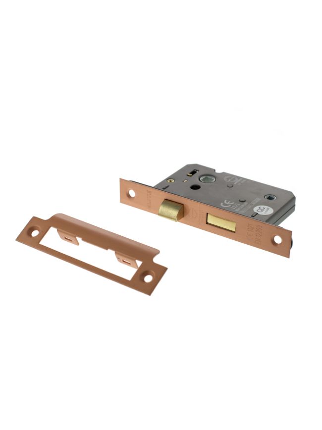 Atlantic Bathroom Lock [CE] 3" - Urban Satin Copper