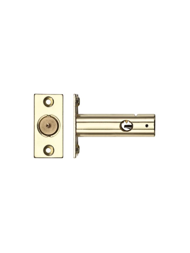 Zoo Hardware Rack Bolt 61mm - Electro Brass
