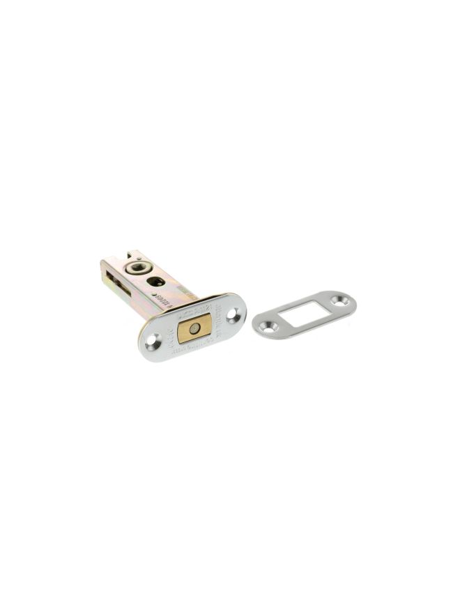 Atlantic Radius Fire-Rated CE Marked Bolt Through Tubular Deadbolt 3" - Polished Chrome