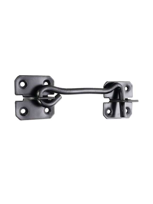 Iron cabin Hook Black 4" - 100mm