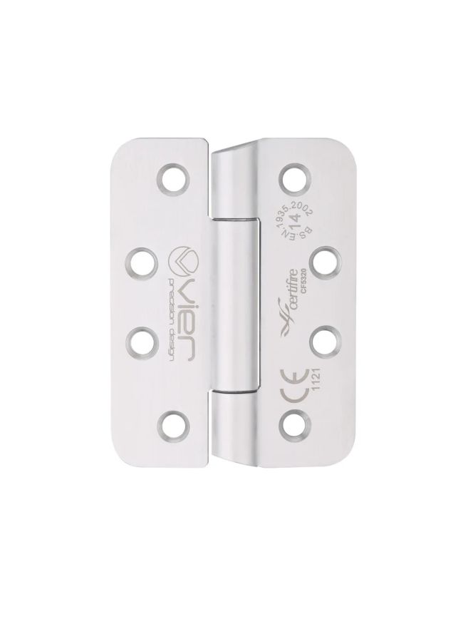 Zoo Hardware Grade 14 concealed knuckle hinge SS201 - Hospital Tip - Satin Stainless