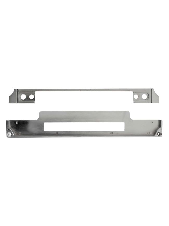 Atlantic DIN Rebate Kit for Euro Profile, Bathroom Lock, Latch, Euro Deadlock - Satin Chrome