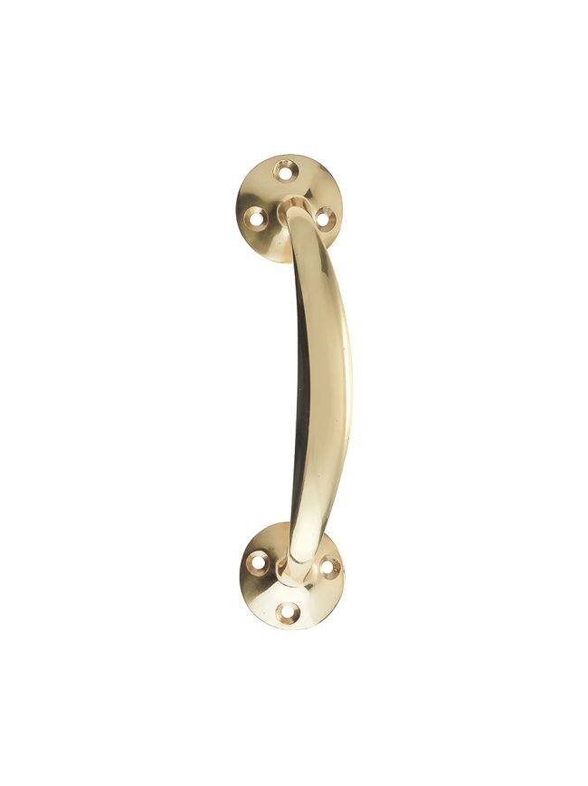 Zoo Hardware Victorian Bow Handle - 6" - Polished Brass