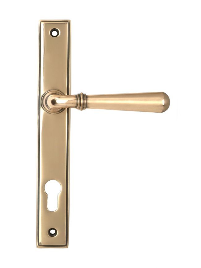 Polished Bronze Newbury Slimline Lever Espag. Lock