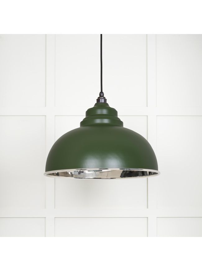 Smooth Nickel Harborne Pendant in Heath