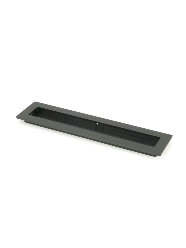 Matt Black 250mm Plain Rectangular Pull