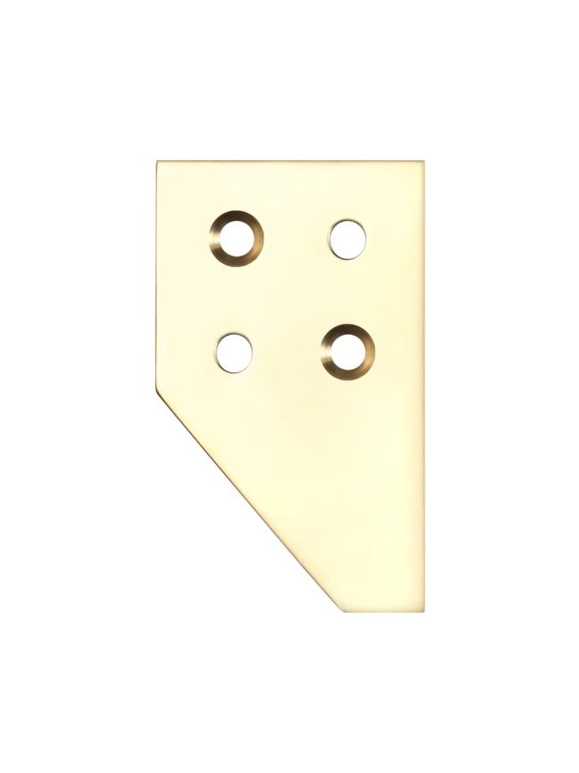 Zoo Hardware Sash Strike Plate for Sash Stop - Brass