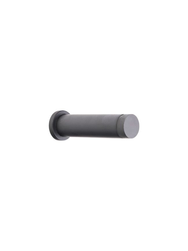 Opal Knurlmond Door Stop Matt Black