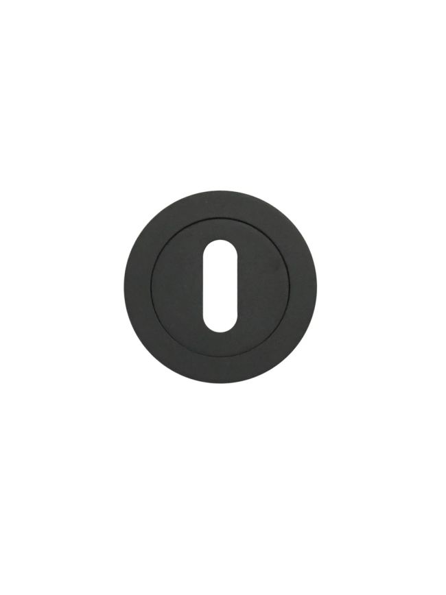 Zoo Hardware Escutcheon standard profile - Matt Black